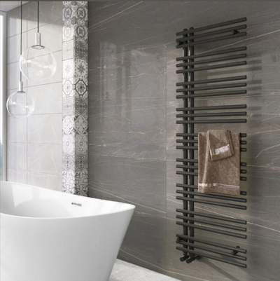 Virginia 1600 x 500mm Heated Towel Rail – Anthracite