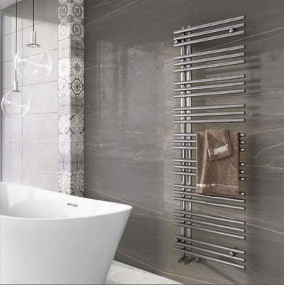 Virginia 1600 x 500mm Heated Towel Rail – Chrome