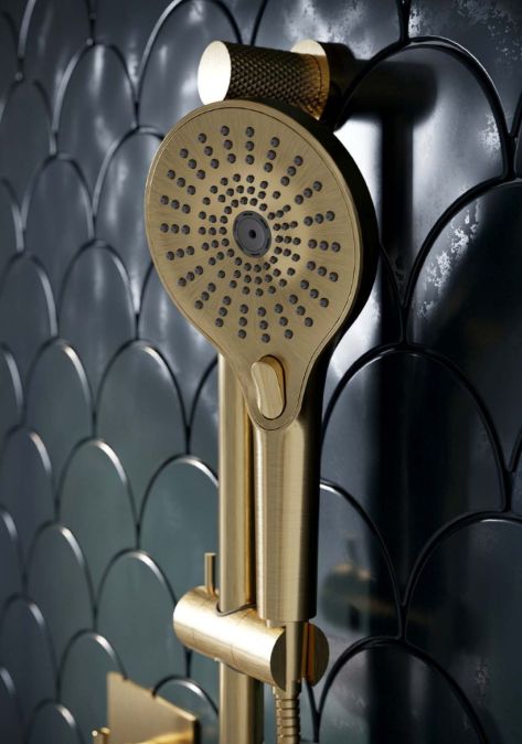 Chelsea Concealed Valve Shower Pack - Champagne Gold