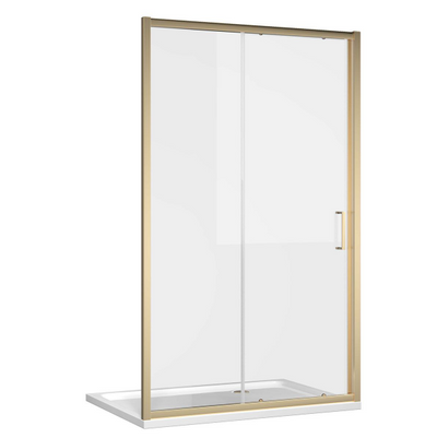 Murphy 1200mm Sliding Shower Door - Brushed Gold