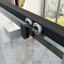 Murphy Black 1000mm Sliding Shower Door