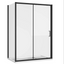 Murphy Black 1000mm Sliding Shower Door