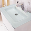 Montana 600mm Floorstanding Vanity Unit in Gloss White & White Glass Basin