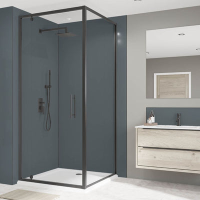 Wetwall Alloy Storm Blue Shower Panel