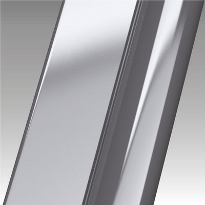 Novellini Side Fixed Panel in Inox For Shower Door N180 G+F