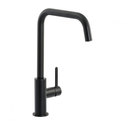 Abode Althia Single Lever Kitchen Sink Mixer Tap - Matt Black