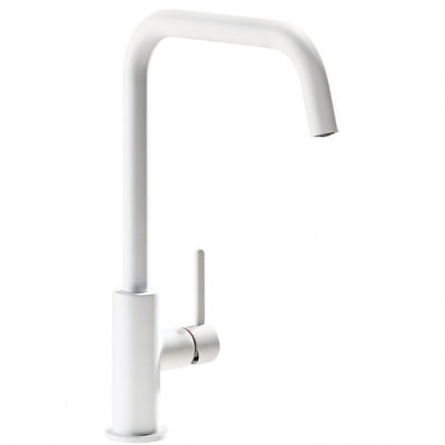 Abode Althia Single Lever Kitchen Sink Mixer Tap - Matt White