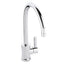 Abode Connekt 1.0 Bowl Inset Kitchen Sink with Atlas Sink Tap 860mm L x 500mm W - Stainless Steel