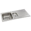 Abode Connekt 1.5 Bowl Inset Kitchen Sink with Nexa Sink Tap 1000mm L x 500mm W - Stainless Steel