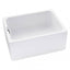 Abode New Belfast 1.0 Bowl Ceramic Kitchen Sink 595mm L x 455mm W - White