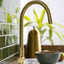 Abode Pico Monobloc Kitchen Sink Mixer Tap - Brushed Brass