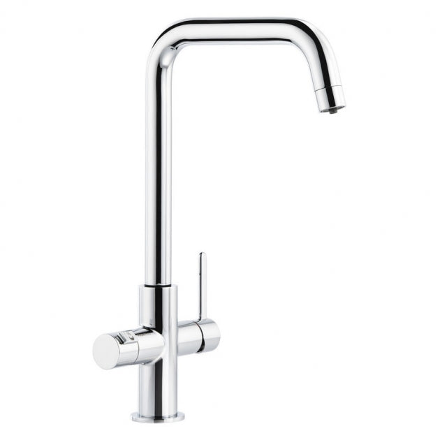 Abode Prothia 3 IN 1 Quad Spout Slimline Monobloc Kitchen Sink Mixer Tap - Chrome