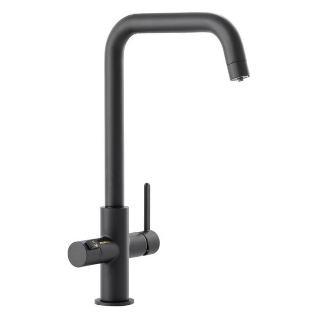 Abode Prothia 3 IN 1 Quad Spout Slimline Monobloc Kitchen Sink Mixer Tap - Matt Black