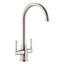 Abode ProTrad 3 IN 1 Monobloc Kitchen Sink Mixer Tap - Brushed Nickel