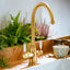 Abode ProTrad 4 IN 1 Monobloc Kitchen Sink Mixer Tap - Antique Brass