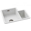 Abode Sandon 1.5 Bowl Ceramic Kitchen Sink 595mm L x 520mm W - White