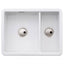 Abode Sandon 1.5 Bowl Ceramic Kitchen Sink 595mm L x 460mm W - White