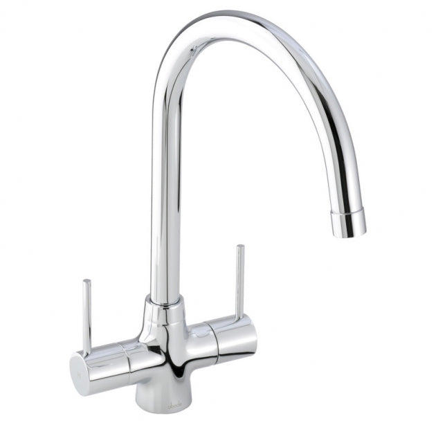 Abode Trydent 1.0 Bowl Inset Kitchen Sink with Nexa Sink Tap 860mm L x 500mm W - Stainless Steel