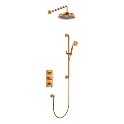 Abbey Satin Bronze Concealed Valve Shower Pack N23