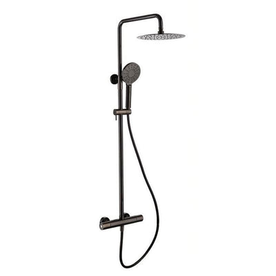 RAK Ceramics Washington Exposed Thermostatic Shower Column with Fixed Head and Shower Kit - RAKWTN6001