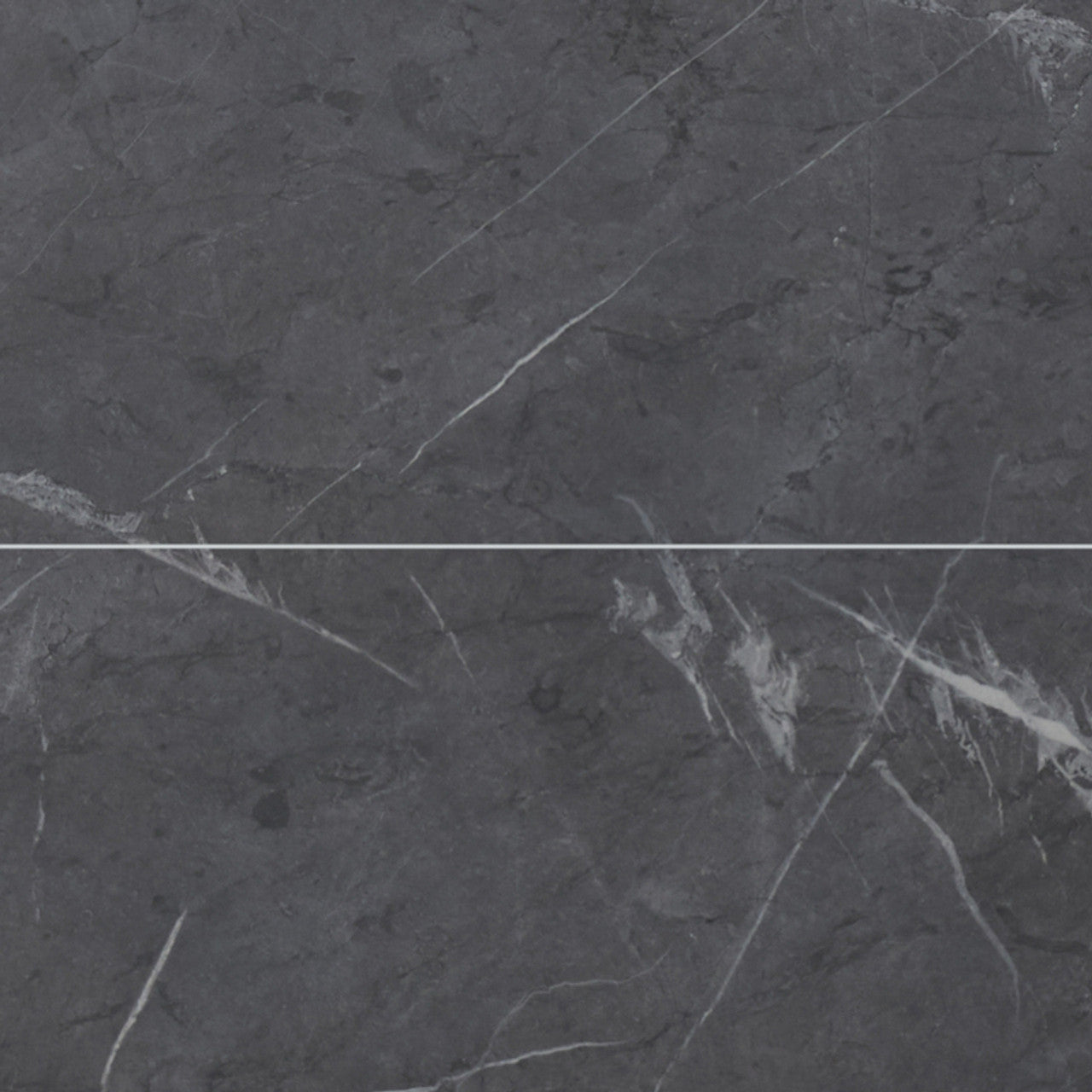 Fibo Marble - Black Marble (Tile Effect)