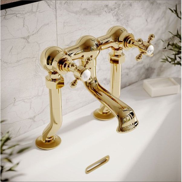 Winston Bath Filler Tap - English Gold