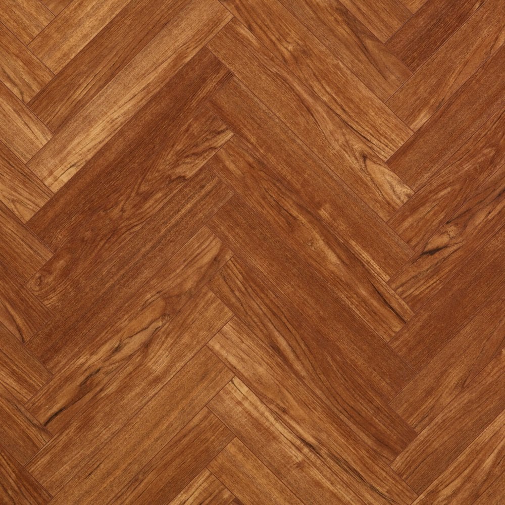 Berry Alloc Laminate Flooring Chateau + Herringbone Teak Brown 8mm x 84mm