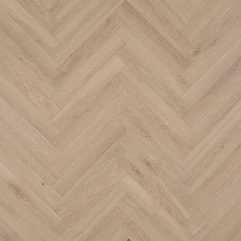 Berry Alloc Laminate Flooring - Chateau + Herringbone - Bloom Sand Natural - 8mm x 84mm x 504mm