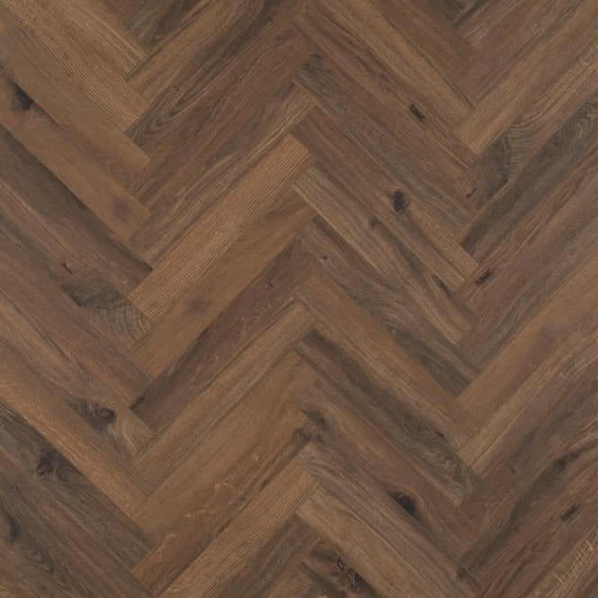 Berry Alloc Laminate Flooring - Chateau + Herringbone - Gyant Dark Brown - 8mm x 84mm x 504mm