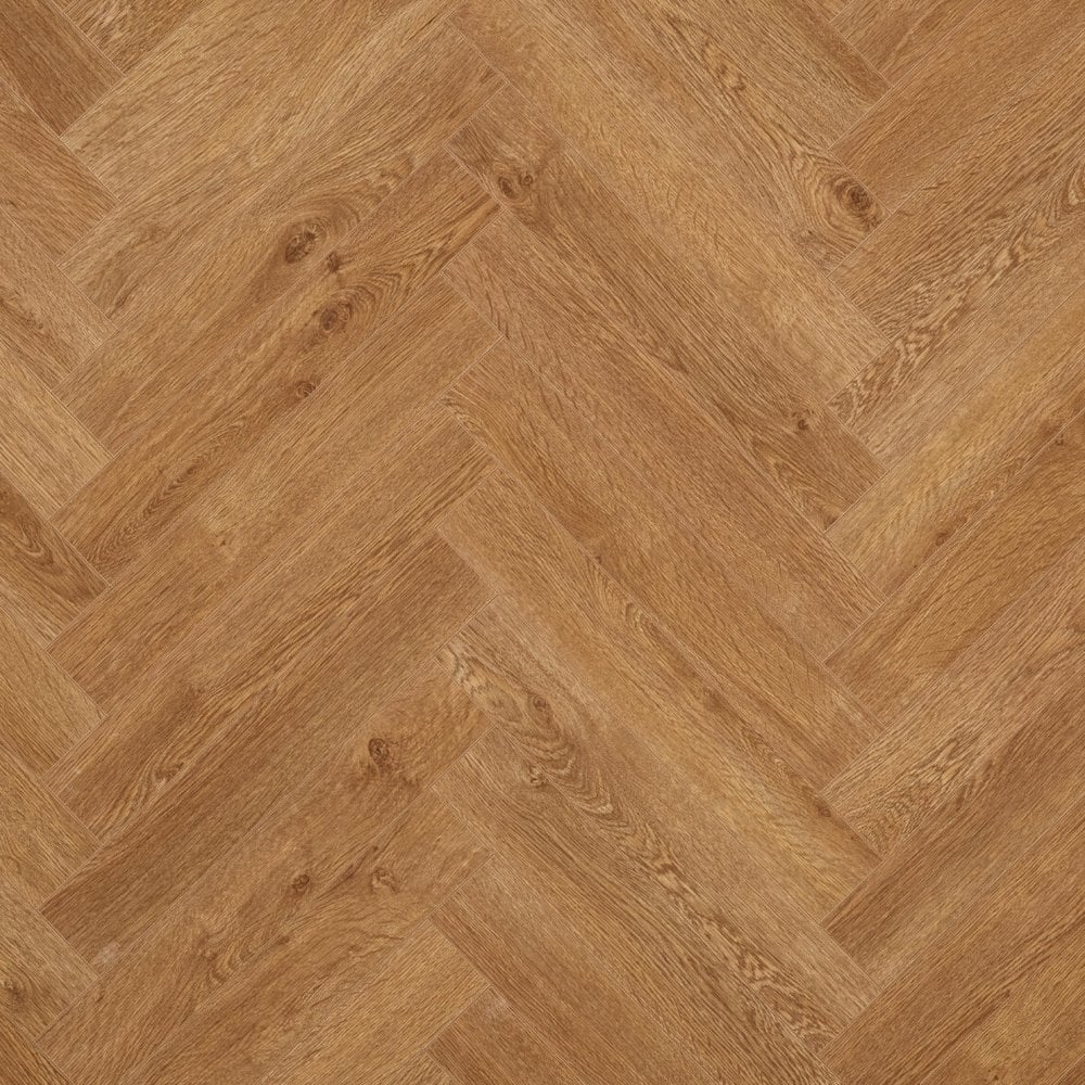 Berry Alloc Laminate Flooring Chateau + Herringbone Texas Light Brown 8mm x 84mm