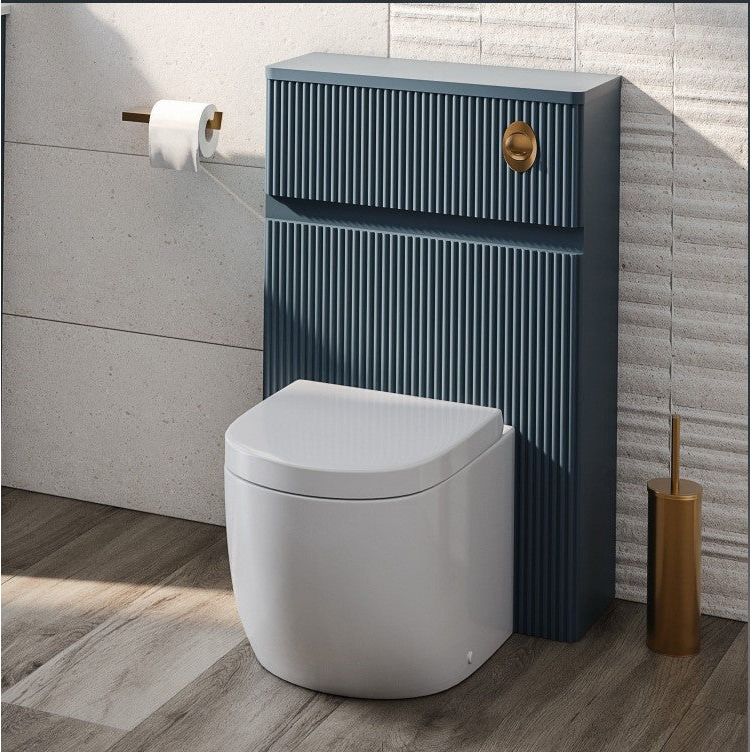 Jack Ribbed WC Unit in Blue N23