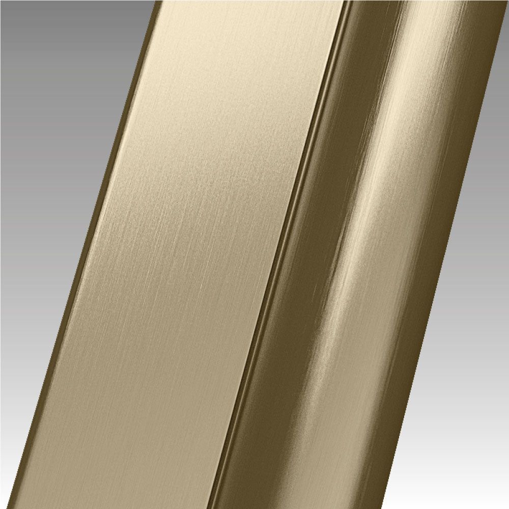 Novellini N180 G+F Hinged Door Various Sizes in Brushed Bronze