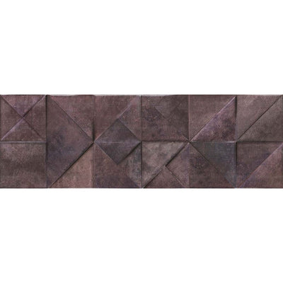 Calliope Dark Mauve Matt Ceramic Tile - 750x250mm - N23