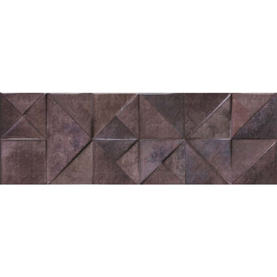 Calliope Dark Mauve Matt Ceramic Tile - 750x250mm - N23