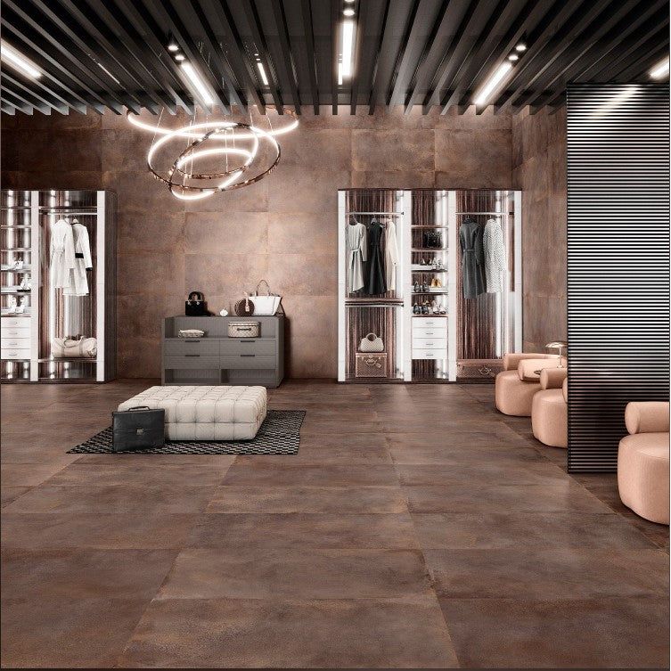 Cara Oxido Polished Porcelain Tile - 1200x600mm- N23