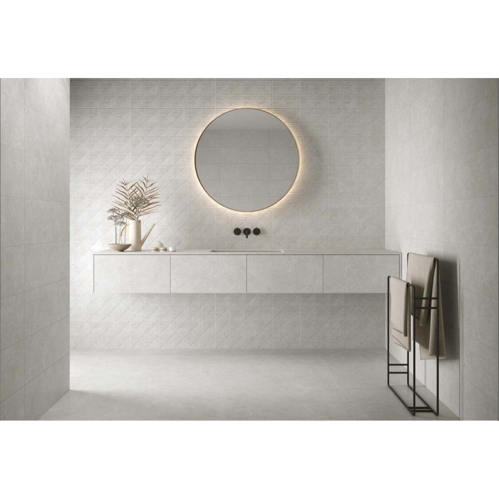 Carson Matt White Ceramic Tile - 1200x400mm - N23