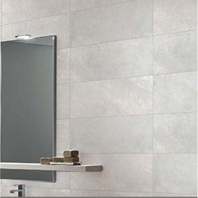 Colorado Springs Grey Gloss Ceramic Tile – 200x600mm