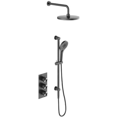 Chelsea Concealed Valve Shower Pack - Gunmetal