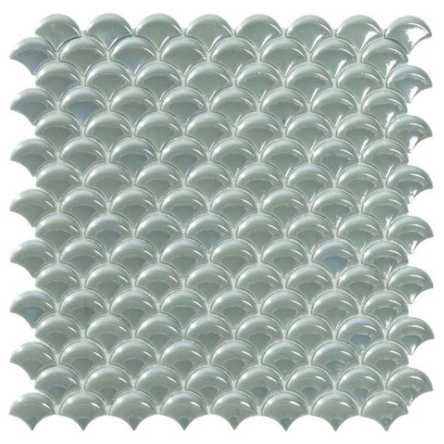 Courtney Jade Gloss Mosaic - 317x324mm