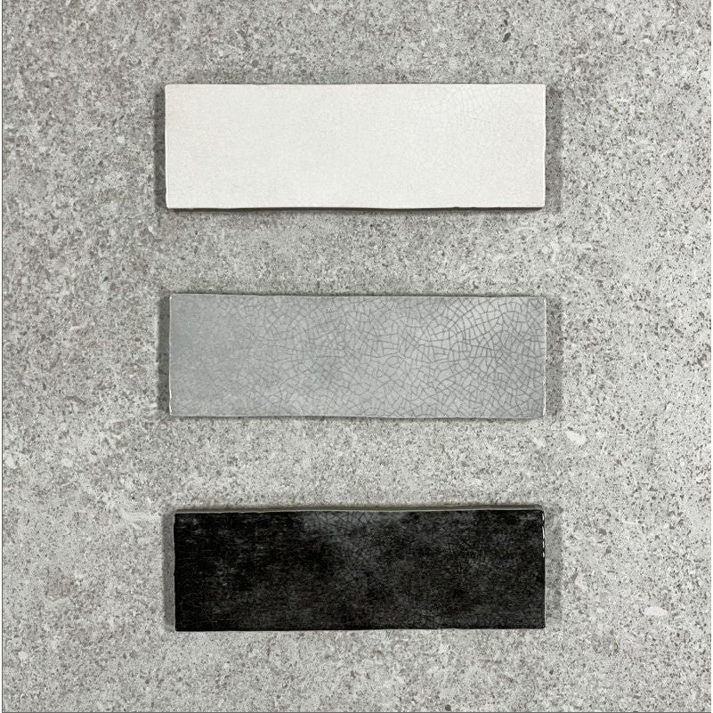 Nashville Soft White Crackle Porcelain Tile – 65x200mm