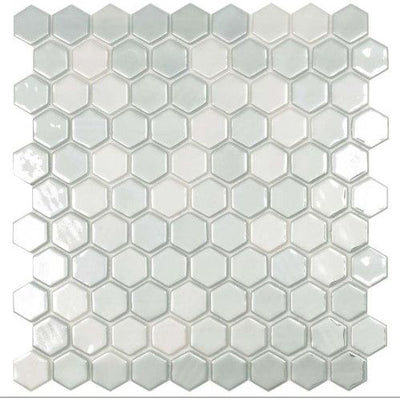 Dale Hexagon White Mosaic - 307x317mm