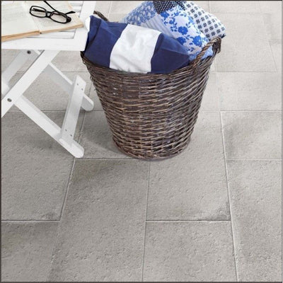 Decorah Modular Silver Matt Porcelain Tile Box