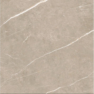 Edna Greige Matt Porcelain Tile - 600x600mm N23