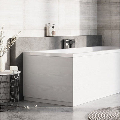 Elsa Textured White End Bath Panel – 700mm-750mm-800mm