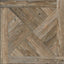 Elaina Umber Wood Effect Matt Porcelain Tile - 900x900mm- N23