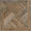 Elaina Umber Wood Effect Matt Porcelain Tile - 900x900mm- N23