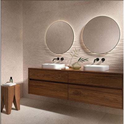 Ethel Sand Matt Porcelain Tile - 900x900mm- N23