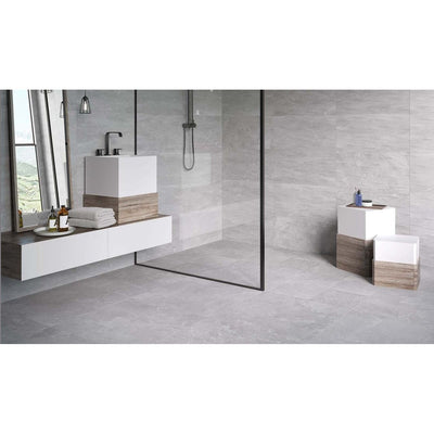 Fort Morgan Perla Matt Porcelain Tile - 608x608mm