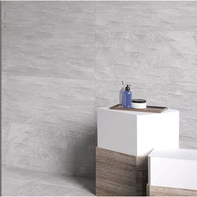 Fort Morgan Perla Decor Matt Porcelain Tile - 303x613mm