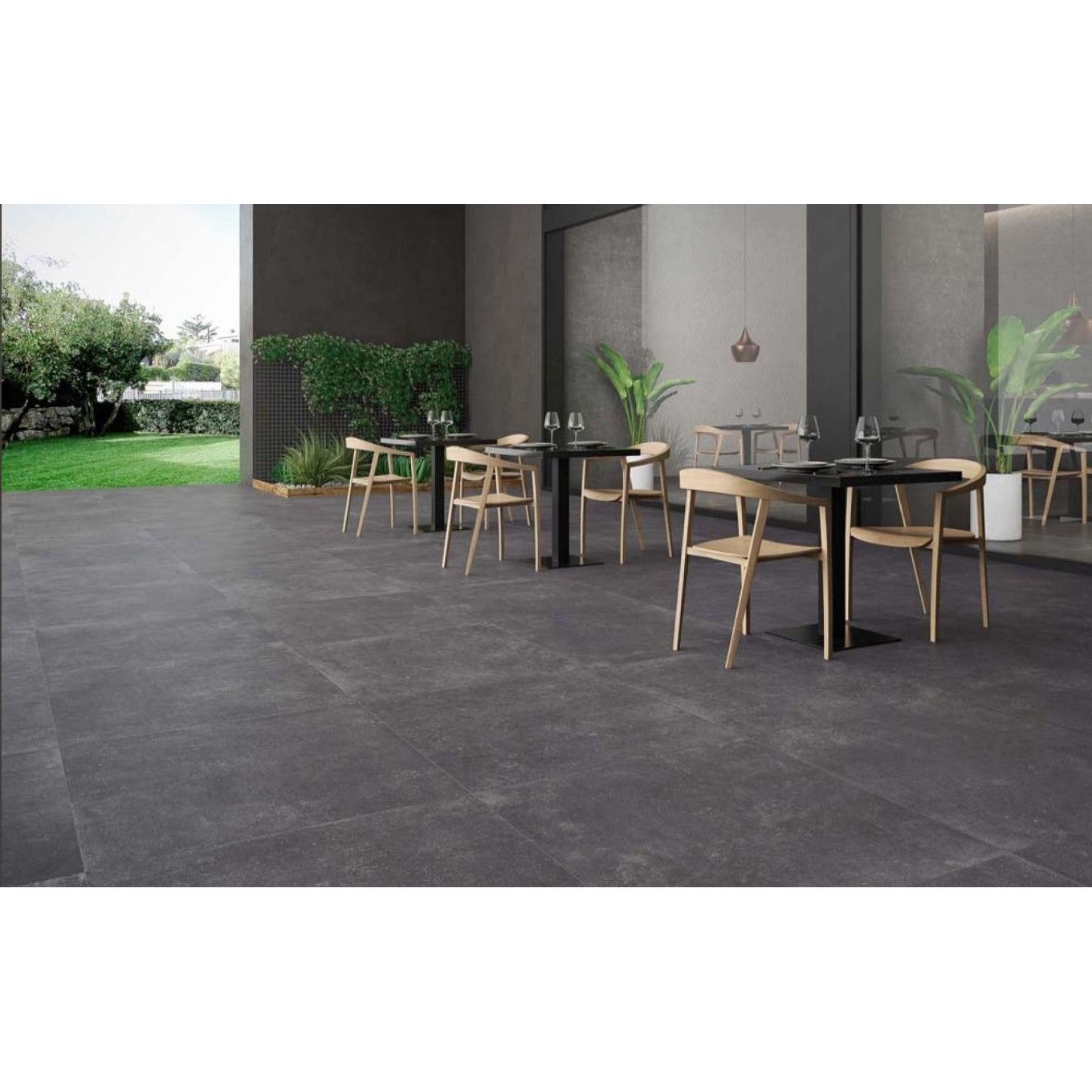 Golden Graphite Matt Porcelain Tile 600 x 600mm